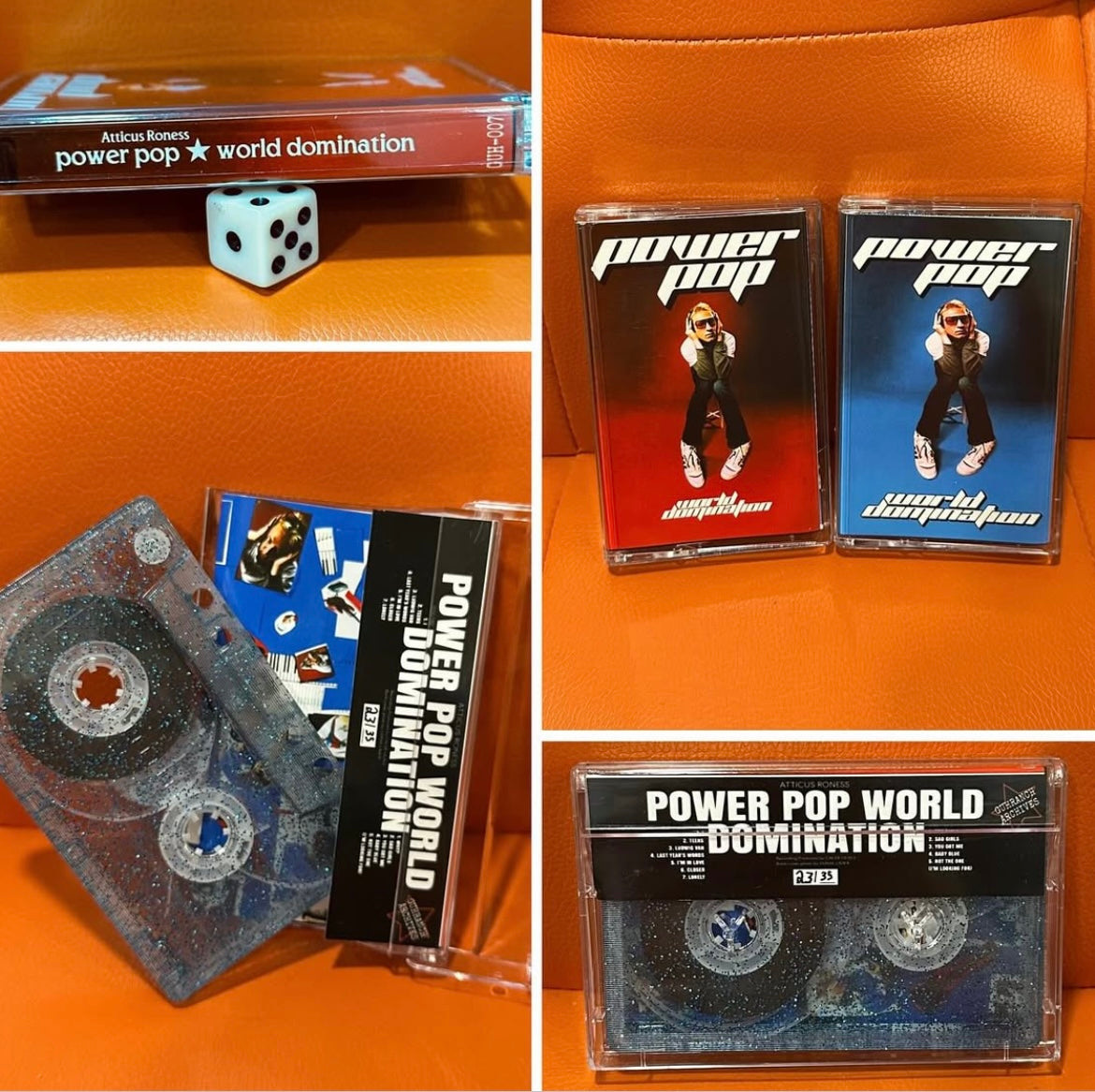 ‘Power Pop World Domination’ Cassette Tapes